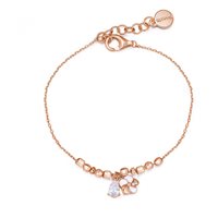 Bracciale Rosato Donna Gaia in Argento Zircone RZGA20